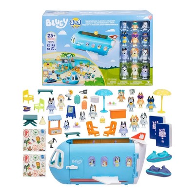Bluey's 3-IN-1 Transforming Plane Mega Playset Ultimate Family