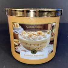 Goose Creek Candle BANANA PUDDING 14.5 Oz 3 Wick Tumbler