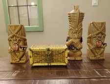 Tiki Farm Rum Tossers Tiki Mug Set by The PIZZ w/Da Kanta, Mugs & Bar