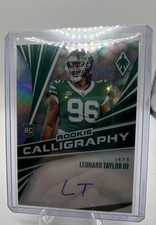 2024 Panini Phoenix - Rookie Calligraphy Leonard Taylor III #RC-LTR Pandora auto