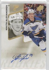 2022-23 SPx Rookies Auto Nikita Alexandrov #200 Auto 5o4