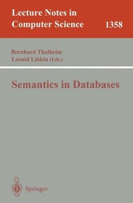 Semantics in Databases Bernhard Thalheim