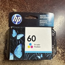 HP 60 Tri-Color Ink Print Cartridge CC643WN EXP 10/2023