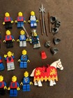 Lego Vintage Castle Lot Minifigures shields weapons helmets damaged or cracks — photo 4
