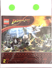 LEGO Instructions Book 1 & 2 Indiana Jones 7623inv. 486