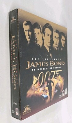 The Ultimate James Bond 007 An Interactive Dossier Big Box PC CD-ROM 1996 SEALED