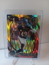 2024 Panini Select - Club Level Tremaine Edmunds #297 Red & Yellow Shock Prizm