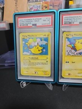 2009 Pokémon Rising Rivals #113 Flying Pikachu Holo PSA 8