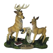 Deer Do List Figurine New In Original Packaging Gift For Husband Or Dads Yes...