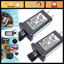 30V 0.2A LED Power Supply - 6W Class 2 Transformer, IP44 Waterproof, US Plug for