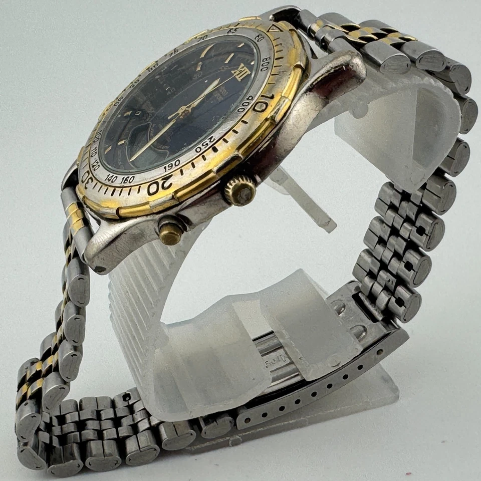 Reloj Digital Analógico Armitron De Colección Hombres Bisel Giratorio Alarma Cronógrafo Batería Nueva 8" Foto 4 de 4