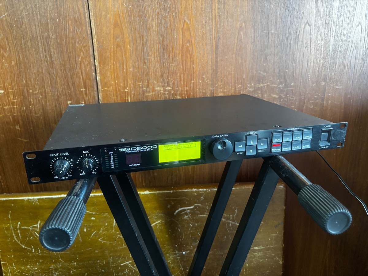 ヤマハ　YAMAHA D5000 デジタルディレイ delay YAMAHA D5000 PROFESSIONAL DIGITAL DELAY RACK MODULE New internal