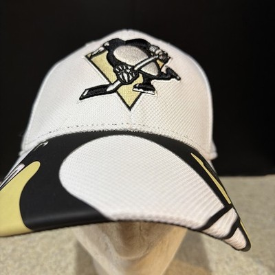 Pittsburgh Penguins NHL Reebok Draft Team Take Down Fitted  Hat White S/M