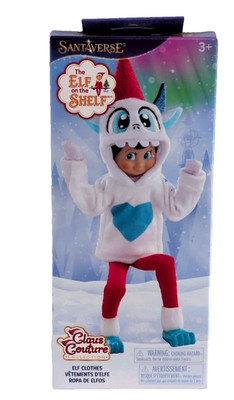 NEW NIB Claus Couture Yeti Hoodie Set Elf on the Shelf Clothes