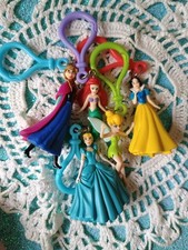 Disney Keychains, Cinderella, Snow White, Anna, Tinkerbell, Little Mermaid