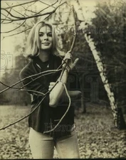Press Photo Elisabeth von Molo, German actress. - sap44184