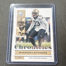 Panini 2021 Chronicles Marshon Lattimore #61 New Orleans Saints Football