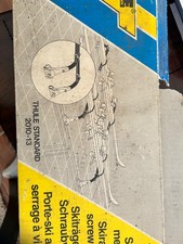 Vintage thule ski roof rack with stew-foot