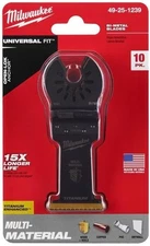 Milwaukee 49-25-1239 Titanium 10 Pack 1-3/8" Multi-Tool Oscillating Blades