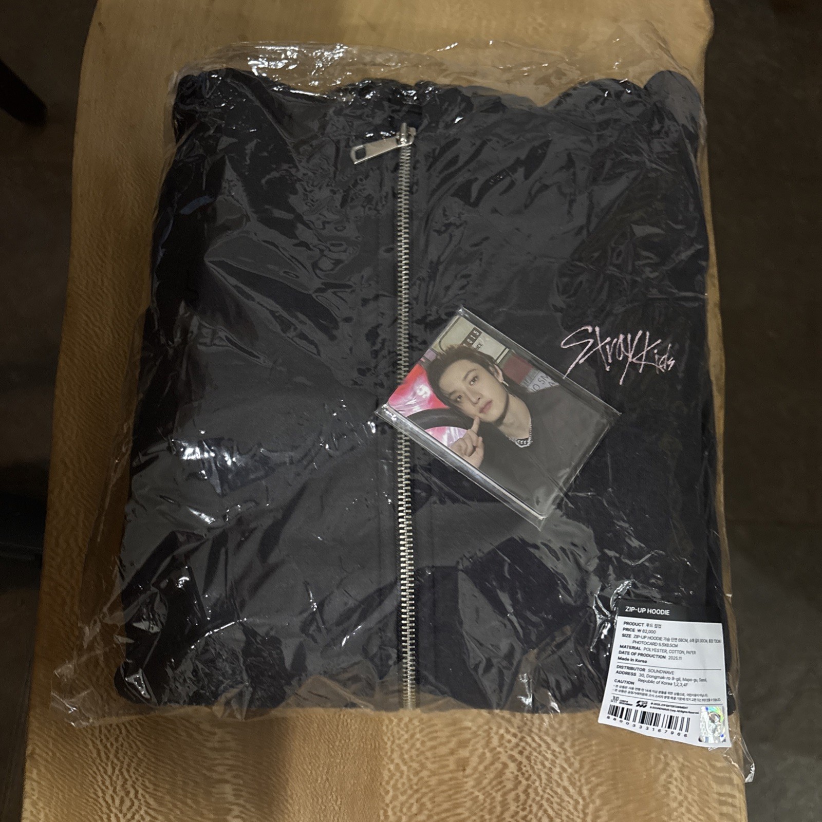 Stray Kids Skzoo Zip-up Hoodie Do It Popup Official Goods Kpop with photo cards