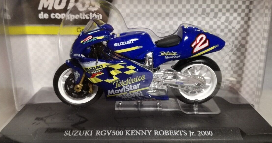 Suzuki RGV500 2000 Kenny Roberts Jr Racing Motorcycle Bike Diecast
