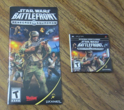 Star Wars Battlefront: Renegade Squadron Sony PSP Video Game USED TESTED