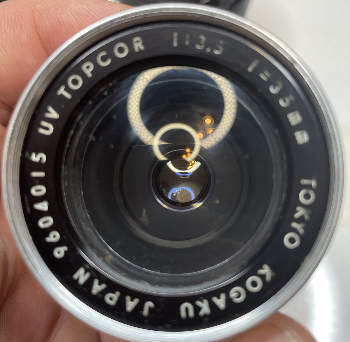 Vintage Topcor Tokyo Kogaku 1:3.5 F=35mm Film Camera Lens UV