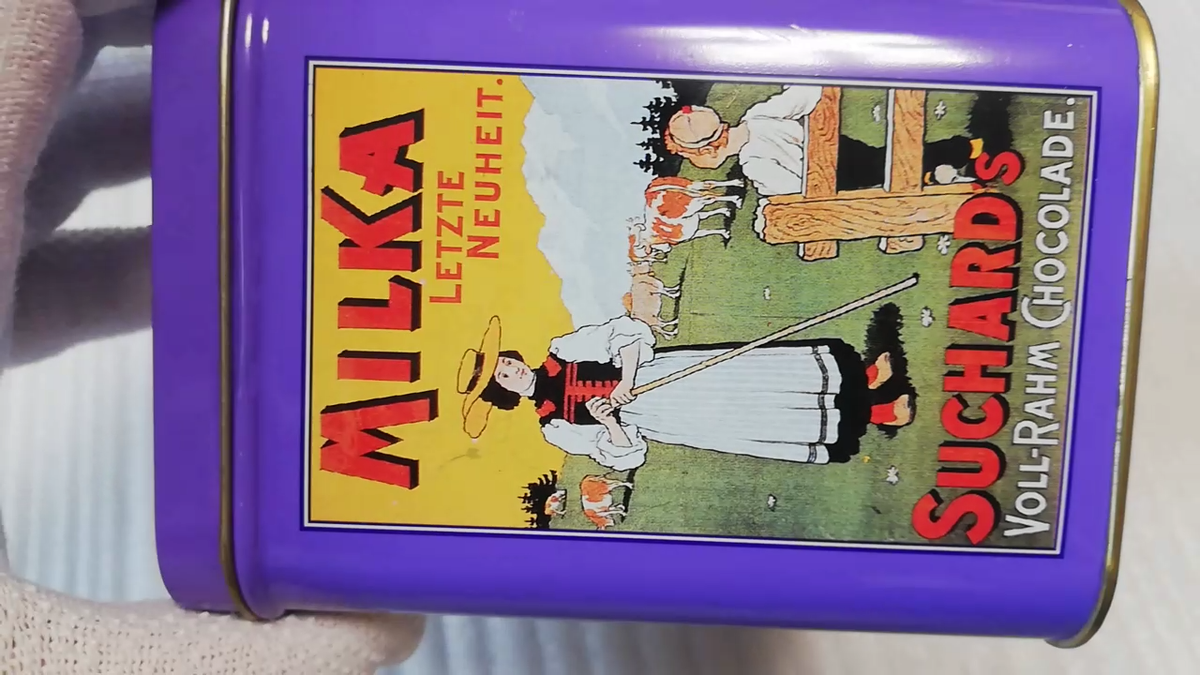 MILKA Naps Chocolate Empty Tin Box 1996 Nostalgie - Edition №1 | eBay