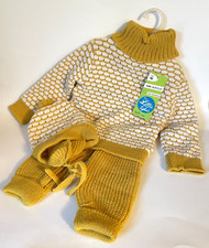Vtg Little Tykes 100 Acrylic Knit Originals 3 Pc Outfit w/ Hanger 18 mo. NOS