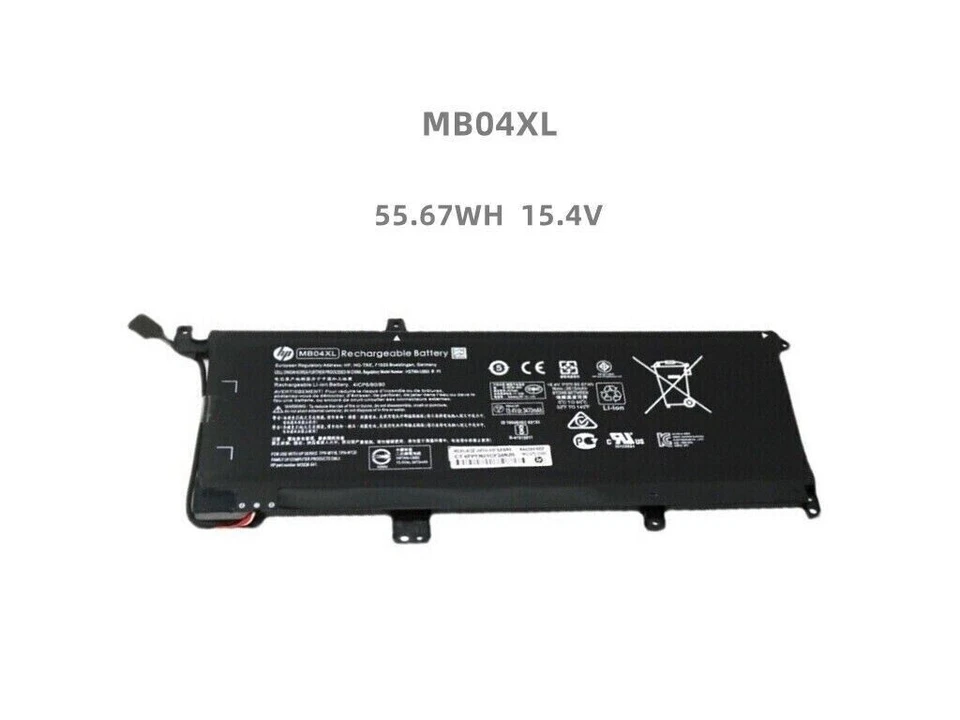 Batería MB04XL genuina OEM para HP Envy M6-AQ000 M6-AQ105DX M6-AQ003DX 15-AQ ¡NUEVA! Foto 3 de 4
