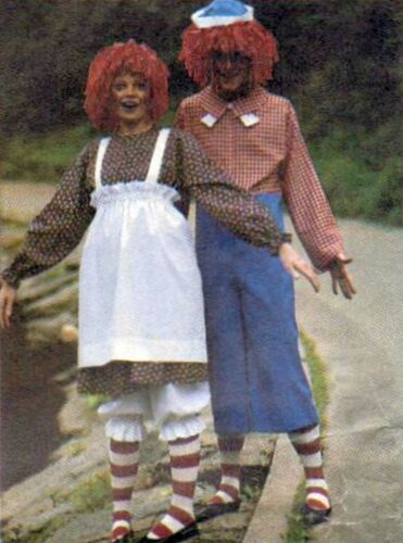 Misses Mens Teens Raggedy Ann Andy Halloween Costume Sew Pattern Adult Small - Picture 1 of 5