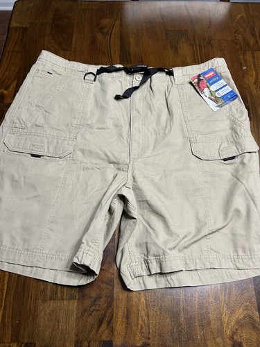 Pantalones cortos utilitarios Wrangler para hombre talla 46 nuevos con etiquetas caqui - Imagen 1 de 5