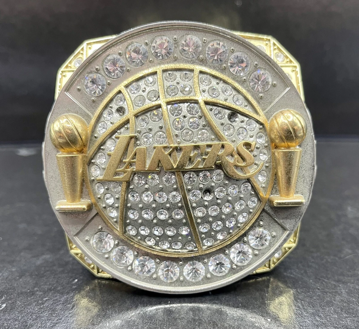 2010 LAKERS NBA CHAMPIONSHIP RING PAPERWEIGHT🏆RARE SEASON TICKET HOLDERS  ONLY