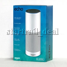 NEW Amazon Echo Smart Speaker with Alexa 1st Generation White Bluetooth Wi-Fi