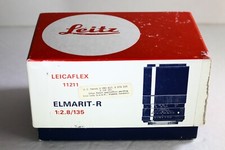LEICA ORIGINAL LEITZ 2.8/135 ELMARIT-R EMPTY BOX ONLY 11211 NO LENS W/FOAM INSER