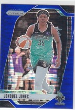 2024 Jonquel Jones Panini Prizm WNBA BLUE PULSAR HOLO /199 - #14 NY Liberty