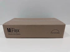 Humanscale Polished Aluminum White Trim M/Flex Monitor Arm (for 1 Monitor)