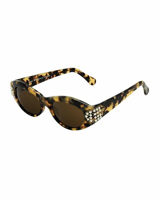 Cheryl Shuman Sunglasses Wendi with Pearls Tortoise | eBay display picture 1