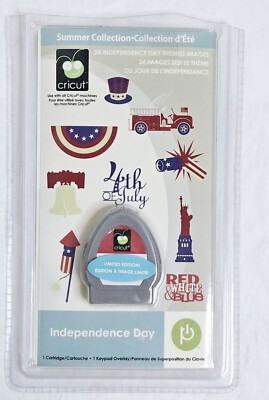 Cricut Summer Collection Independence Day Limited Edition Cartridge