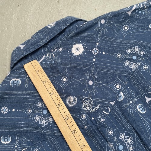 Vintage Patagonia Rhythm Pattern Paisley Snap Button Western Camp Shirt Y2K XL - Picture 10 of 11