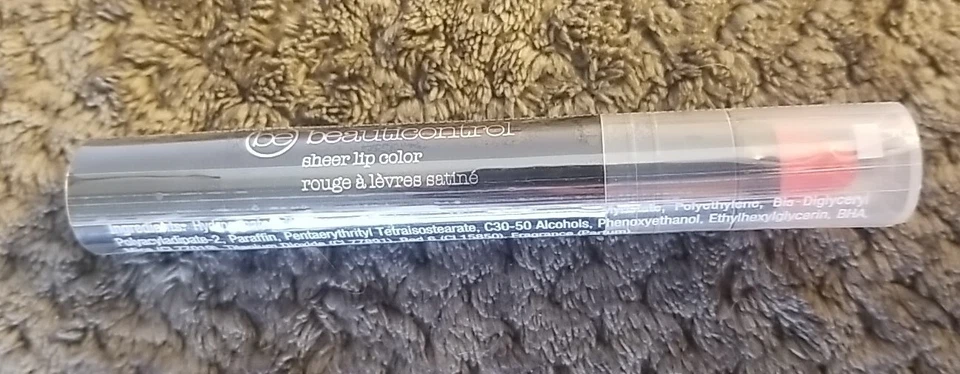 BeautiControl Sheer Lip Color Coral  Lipstick 21252 Crayon New Sealed - Image 3 of 4