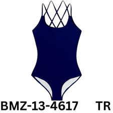 Kanu Surf Girls' Reese UPF 50 Beach Sport Criss-Cross One Piece Swimsuit, Sz 10
