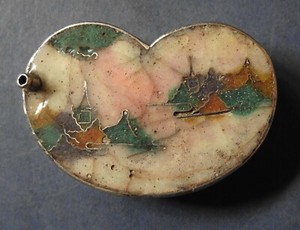 CHINESE HARDSTONE & SILVER WATER DROPPER - 19TH CENTURY