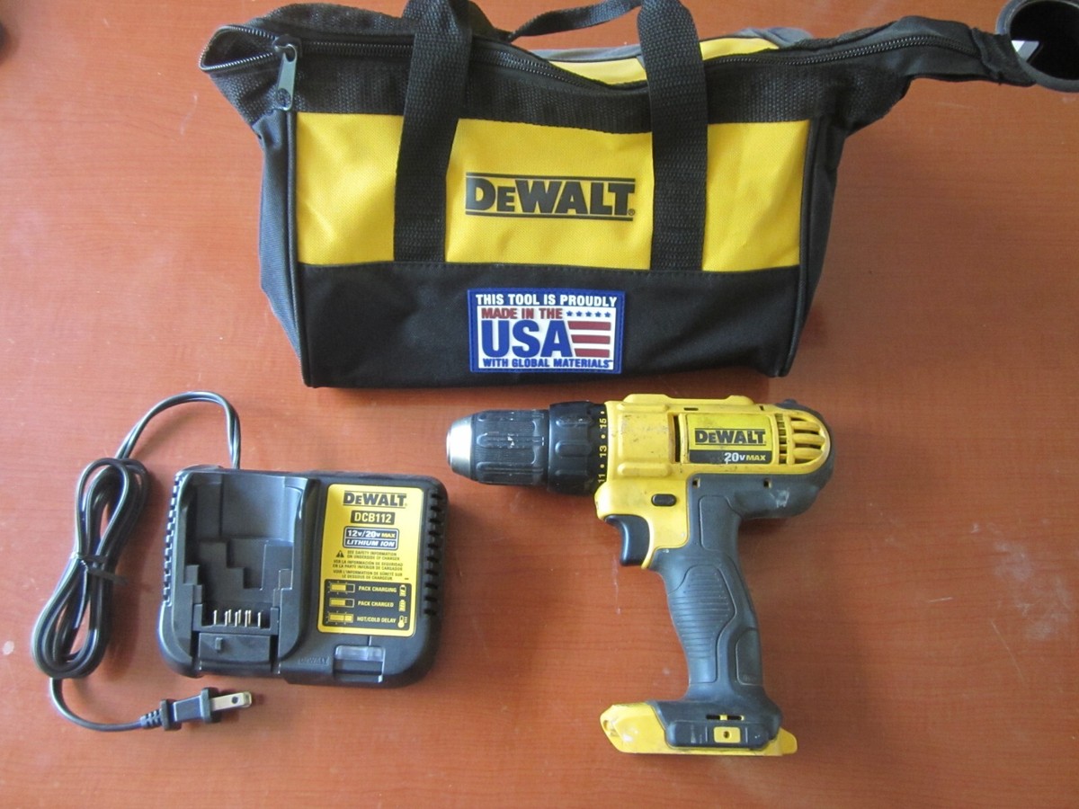 DEWALT DCD711 1/2” Cordless Drill Driver 20v Max Lithium Ion DEWALT DCD711 1/2” Cordless Drill Driver 20v Max Lithium Ion