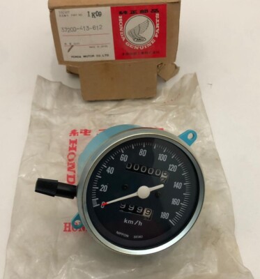 cb400nメーター HONDA CB400N 1980 SPEEDOMETER ASSY # 37200-413-612 NEW OEM (606)I