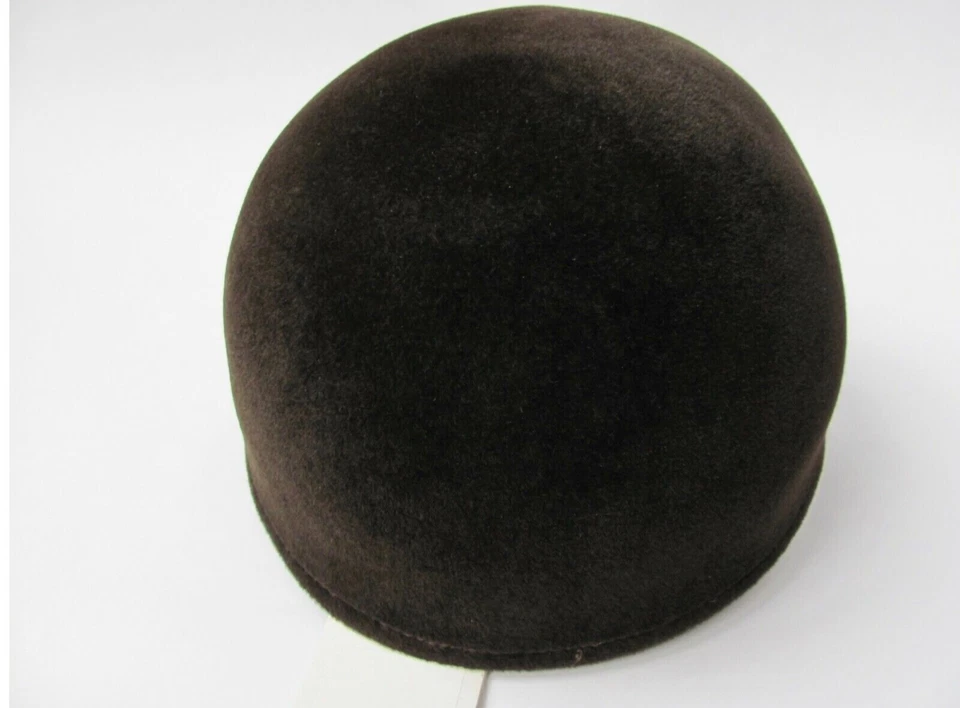 Helen Kaminski ZATANA Marrón Snoop Equitación Cabalgata Cloche Gorra Sombrero Nuevo M Foto 3 de 4