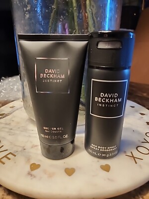 David Beckham ''Instinct'' Shower Gel 5oz & Deodorant 3.3oz