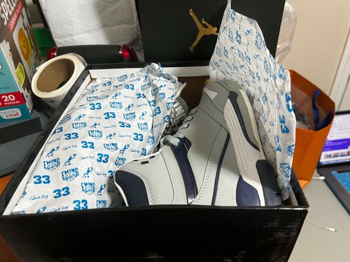 Patrick Ewing Center Hi ""Georgetown"" Peacoat HERREN GR. 8,5 Athletic1EW90095 068 DS - Bild 11 von 12