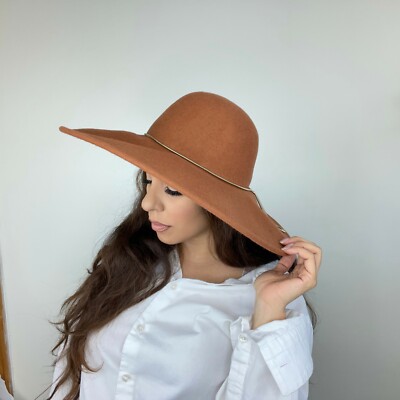 BCGB MaxAzria Wool Floppy Hat (Color: Mustard) | eBay display picture 2