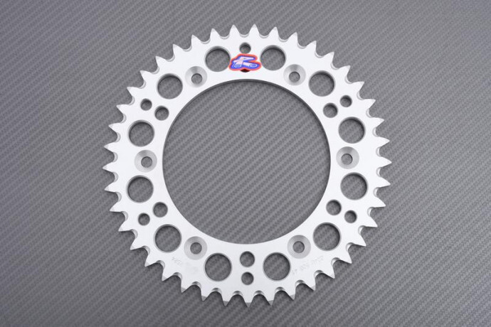 Couronne RENTHAL UltraLight 38 dents 520 pièce transmission KTM SX 200 224U-520-38T-SI
